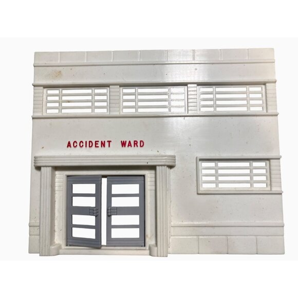 Plasticville U.S.A. Hospital Kit Model Building For Train Set Vintage - Picture 8 of 14